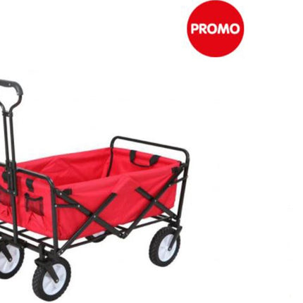 Opvouwbare Bolderkar – Multifunctionele Kar – Handwagen - 90x50x100cm – Rood