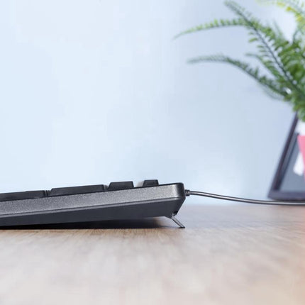 Toetsenbord en Muis trust - QWERTY - Zwart Een simpel setje voor een goede basis