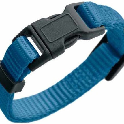 Honden Halsband met uitlaatriem -Blauw - Hondentuig met reflector - Wandelen - Uitlaten - Medium honden - Uitlaatriem 100 cm - Halsband 33 - 50 cm