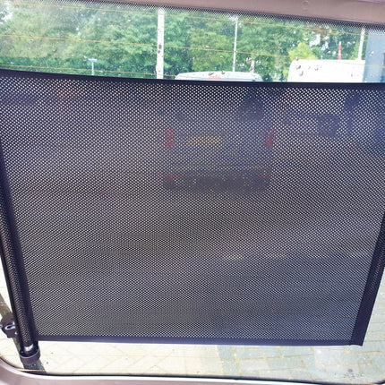 Zonwering Zonnescherm Auto UV Protectie 2 Stuks Autozonwering Voor Autoraam Zijruit - Zwart-