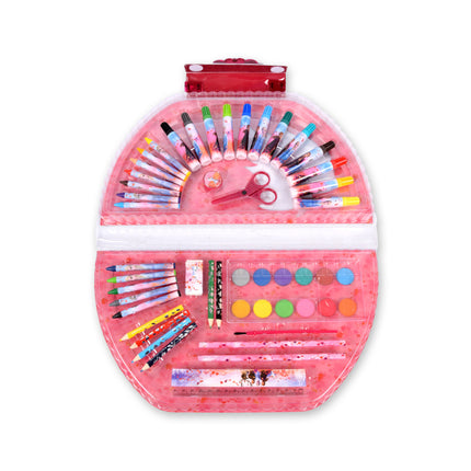 51 Delig Kleurkoffer voor Kinderen | Frozen Creatieve Tekendoos | Kleurpotloden, Stiften, Wasco's, Waterverf & Meer | Perfecte Creatieve Activiteit & Cadeau voor Kinderen, Studenten, Beginners en Kunstenaars | Reizen Kunstbenodigdheden Geschenken 