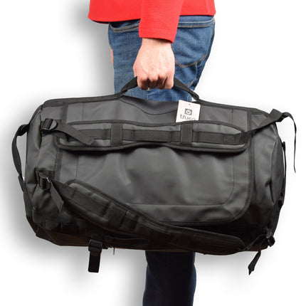 Duurzame Zwart Rugtas met Ruimte voor Avonturen - 50 liter - Ideale Wanderrugzak en Reisrugzak - 55cm x 30cm