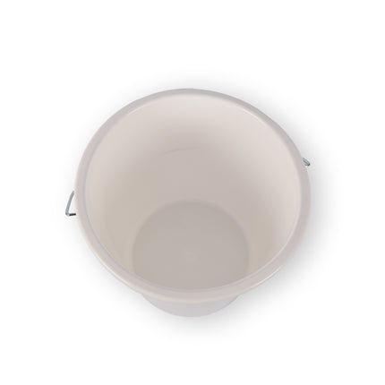 Bouwemmer met Handvat - Kunststof Emmer - Wit - 5 Liter - 23cm x 20cm