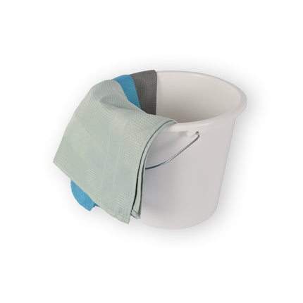 Bouwemmer met Handvat - Kunststof Emmer - Wit - 5 Liter - 23cm x 20cm