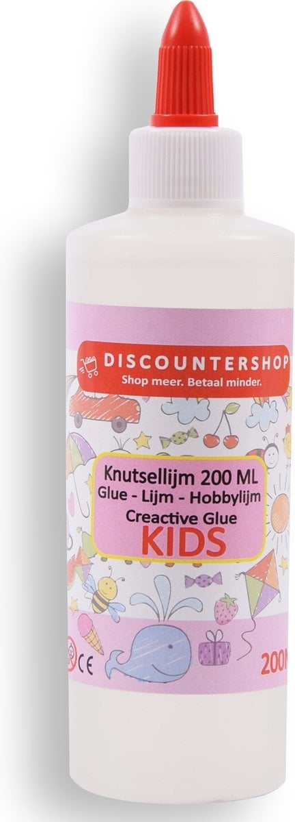 Knutsellijm 200ml - Knutsellijm - Lijm - All purpose glue - Glue - Kinderlijm - Knutselen - Goedkope knutsellijm 