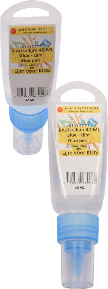2 Stuks Knutsellijm 40ml Kinderlijm - Knutselen - Goedkope knutsellijm |Alleslijm
