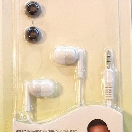 Stereo in ear hoofdtelefoon met siliconen oorknopjes - In Ear Oordopjes - Oortjes met draad en microfoon -kabel -