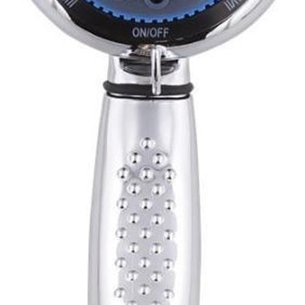 Handdouche 1st. ø 8cm chroom - Volle straal - Chroom - Douchekop Roestvrij - 8 Functies - afmeting 21,5 cm diameter 8 cm - Waterbesparende douchekop