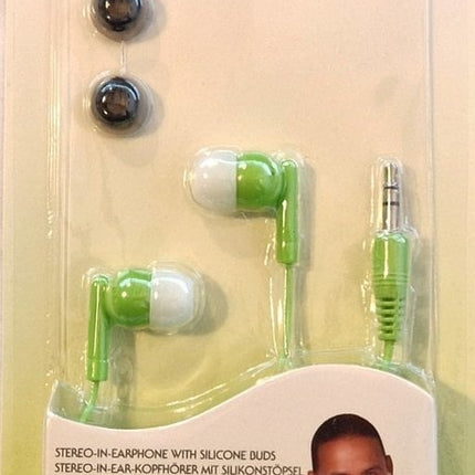 Stereo in ear hoofdtelefoon met siliconen oorknopjes - In Ear Oordopjes - Oortjes met draad en microfoon -kabel -