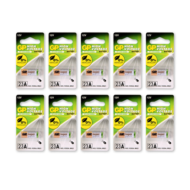 1 set van 10 stuks | 23A alkaline | Batterijen | alkaline batterijen | 12V 