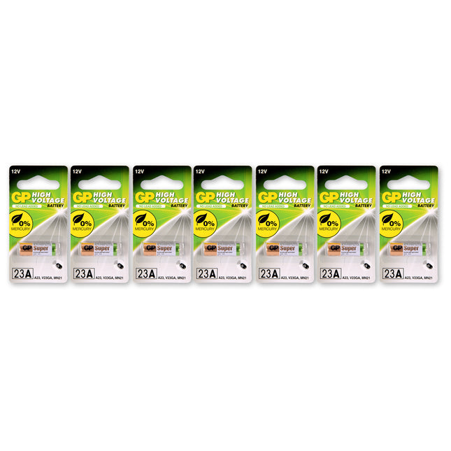 1 set van 7 stuks | 23A alkaline | Batterijen | alkaline batterijen | 12V 