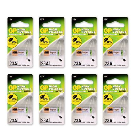 1 set van 8 stuks | 23A alkaline | Batterijen | alkaline batterijen |  12V 