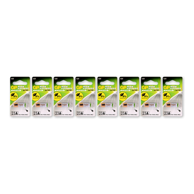 1 set van 8 stuks | 23A alkaline | Batterijen | alkaline batterijen |  12V 