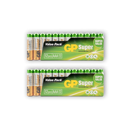 2 sets x 12 stuks  | Batterijen | Alkali -Manganese | alkaline batterijen |  AAA-batterijen  1.5V 