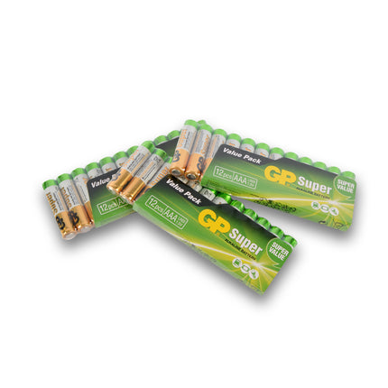 3 sets x 12 stuks  | Batterijen | Alkali -Manganese | alkaline batterijen | AAA-batterijen | 1.5V 