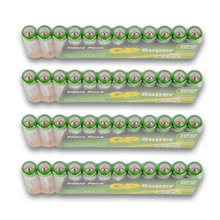 4 sets x 12 stuks | Batterijen | Alkali -Manganese | alkaline batterijen | AAA-batterijen | 1.5V 