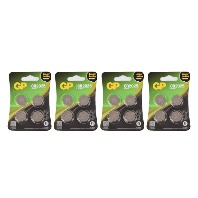 Knoopcel Batterij CR2025 3V - Set van 16 Stuks - Lithium Technologie | Betrouwbare Energie voor Elektronica en DIY