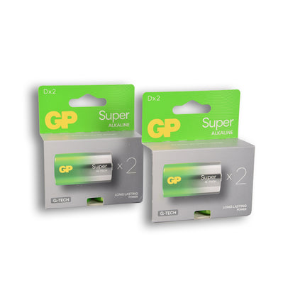 2 set van 4 stuks | Alkali -Manganese | Batterijen | alkaline batterijen | 1.5V 