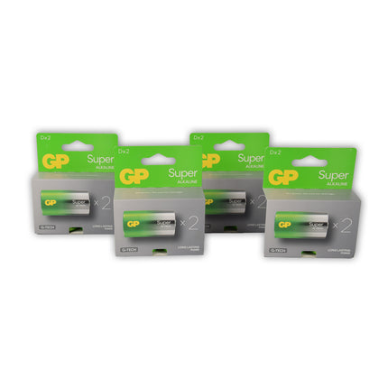4 sets x 2 stuks  | Alkali -Manganese | Batterijen | alkaline batterijen |  1.5V 