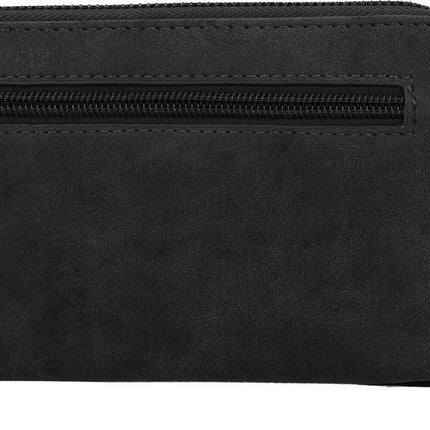 Bicky bernard - Portemonnee dames - Portefeuille met ritssluiting - Portemonnee voor telefoon
