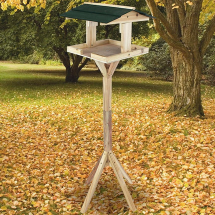 Voederhuisje Op Paal - Vogelhuis - Vogelhuisje Handgemaakt - Vogelvoederhuis - Vogelhuis - staand - 34.2 x 30.2 x 105 cm