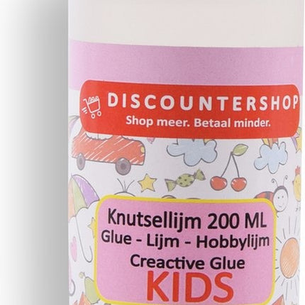 4x Knutsellijm 800ml - Lijm - All purpose glue - Glue - Kinderlijm - Knutselen - Goedkope knutsellijm - Doorzichtige knutsellijm - Knutsellijm 800 ml - Lijm - All purpose glue - Glue - Kinderlijm - Knutselen - Goedkope knutsellijm -