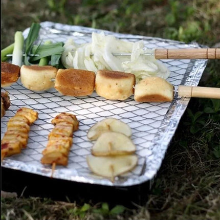 Set Barbecue - Instant - Wegwerp - Buiten barbecue - Tafel - Rooster - Balkon - Picknick - Barbecue accessoires - Grill - 3 Maten XL 1200 gram , L 600 gram , S 376 gram