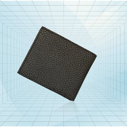 Premium Leren Portemonnee In Zwart/Grijs | Origineel Leer Portefeuille | 11,5 cm x 9,5 cm x 2 cm | Kaarthouder Met 3 Kaartsleuven | 2 Ruime Biljetvakken Voor Grote Biljetten | Munten Vak Voor 1 Euro | 2 Verborgen Vakken | Perfect Cadeau