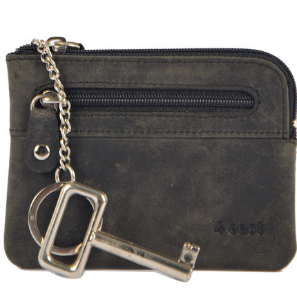 Autosleutel RFID Antidiefstal- RFID ALLEEN JE PASJES Sleutel Etui Hoesje Sleuteletui portemonnee - portemonnee etui - ring portemonnee - pasjeshouder met rits - rits portemonnee - 2 ritsen portemonnee - buffelleer portemonnee