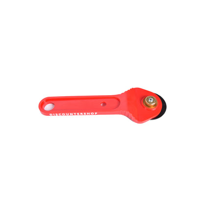Rolmes | Rood | Roterende Snijder | Rolsnijder | Met Veiligheidsfunctie | Messenrol | Rollermes | voor Hobby en Klussen | 18cm*2.8cm*1.8cm