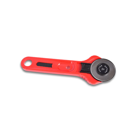 Hoogwaardig Roterend Snijgereedschap - Rood | Kunststof & Metaal - Rollermes - 2.8 cmx1.8 cmx18 cm - Snijlengte: 45 mm 