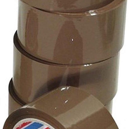 VERPAKKINGSTAPE TESA 64014 50MMX66M BRUIN 6 STUKs - 6 Rollen verpakkingstape bruin 50 mm x 66 meter - Handig en knutselen - VERPAKKINGSTAPE TESA 64014 50MMX66M BRUIN 6 STUKs