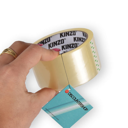 Verpakkingstape | 3x rollen | Plakband | Bruine tape | 320g | transparent | voor Kinderen en volwassenen | 5cm*9.5cm