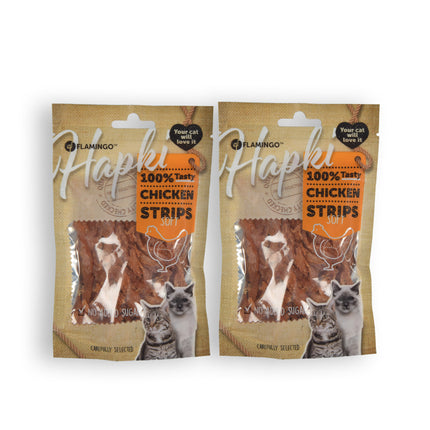 Smakelijke Kip Traktatie - Hoogwaardige Traktaties voor Katten - 85g Zak - Met 80% Kip - Zonder Suiker