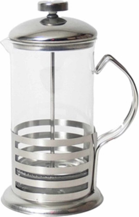 Gerimport Cafetière 800 Ml 22 X 13 Cm Transparant/zilver