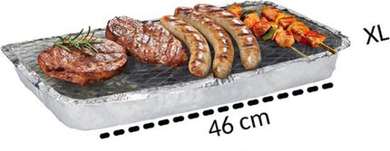 2 Stuks |Instant Picnic wegwerp BBQ| voor 8 personen | Wegwerp - Buiten barbecue - Tafel - Rooster - Balkon - Picknick - Barbecue accessoires |wegwerpbarbecue |Grill - Barbecue kopen - Barbecuen - Barbecue saus-1200g