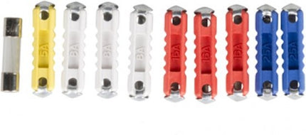 Steenzekering | assortiment 10 stuks | installaties | auto |Glaszekering | elektrische stromen |Auto Zekeringen |Steekzekeringen