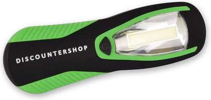 Zaklamp | Oplaadbare zaklamp | groen/Zwart | Noodzaklamp | Werkzaklamp | AA-Batterijen | 20cm*6cm