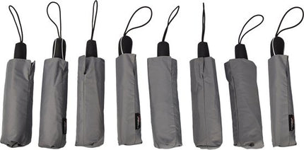 10 Grijze Stormparaplu's - Groot, Stevig & Opvouwbaar - Aluminium Frame - Polyester Pongee Doek - 107cm Diameter
