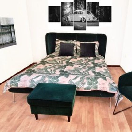 Wild Plants - Dekbedovertrekset - Tweepersoons - 200x200/220 + 2 kussenslopen 60x70 - Groen - Katoen