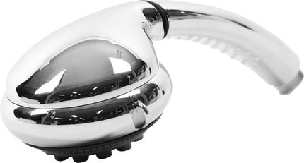 Handdouche 1st. ø 8cm chroom - Volle straal - Chroom - Douchekop Roestvrij - 8 Functies - afmeting 21,5 cm diameter 8 cm - Waterbesparende douchekop