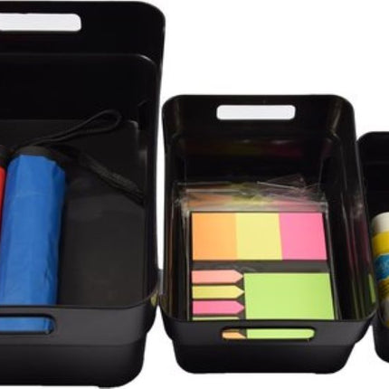 6x Opbergbox | Opbergbak | Gereedschapsbak - 5l -6l - 10 l Recycled Kunststof