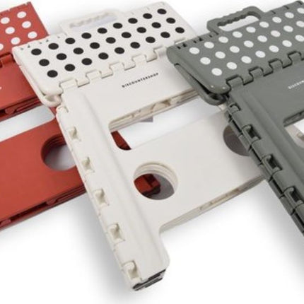 Opstapkrukje Max. belastbaar gewicht 100 KG Opstapkrukje - opstapje/trappetje grijs groen met anti-slip -100 kg - oppervlak 29 x 22 cm