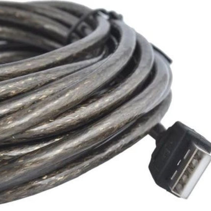 Discountershop® USB verlengkabel - USB2.0 - 5 meter snelheden tot 480 Mbit/s actieve USB2.0 poort die minimaal 500 mA