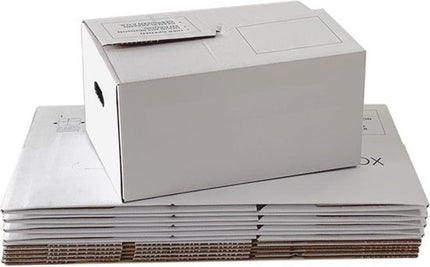 Verhuisdoos - 20 stuks inhoud van 50 liter met 2 x plakband 55 meter - Professioneel, zelfsluitend en stevig 48 x 34 x 33 cm