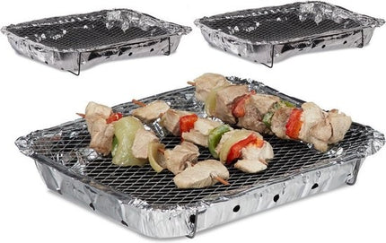 5 Stuks Barbecue - Instant - Wegwerp - Buiten barbecue - Tafel - Rooster - Balkon - Picknick - Barbecue accessoires - Grill - Barbecue kopen - Barbecuen - Barbecue saus -