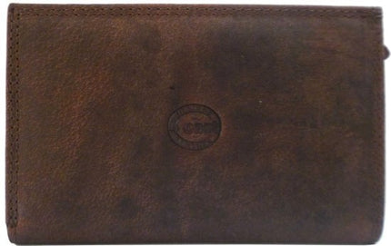 Portemonnee - portemonnee dames - portemonnee heren - portemonnee pasjes - Portemonnee creditcard - Portemonnee met creditcardhouder - creditcard portemonnee - Lederen portemonnee - Creditcardhouder - Bruin - RFID Protected Anti skim - 4E-426