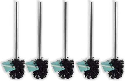 Losse toiletborstel universele RVS Toiletborstel Set - 5 Stuks WC-borstel WC Toilet Borstel Borstels Toiletborstels 