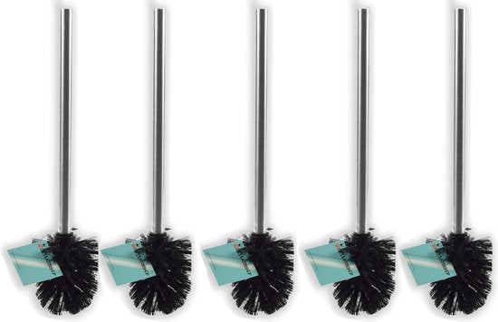 Losse toiletborstel universele RVS Toiletborstel Set - 5 Stuks WC-borstel WC Toilet Borstel Borstels Toiletborstels 