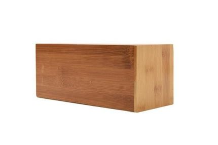 Toiletborstel hout - toiletborstels- WC Bamboe licht kleur- Toiletborstelhouder met WC-Borstelhouder - Houten Borstelhouder 